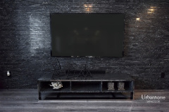 black stone entertainment wall.
