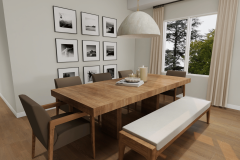 Contemporary Dining Space with Natural Light – Fields Avenue
