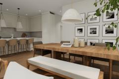 Contemporary Dining Space with Natural Light – Fields Avenue