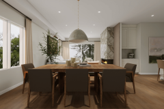 Modern Dining Room with Neutral Palette – Fields Avenue Project