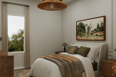 Guest Bedroom with Warm Neutral Styling – Fields Avenue