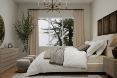 Primary Bedroom with Soft Neutral Palette – Fields Avenue