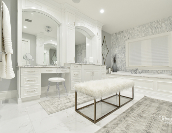 Grand Bathroom Bedroom in a comfortable luxury interior design Grand Bathroom Bedroom in a comfortable luxury interior design