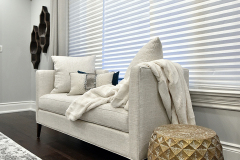 Lounge bench in Bedroom in a comfortable luxury interior design