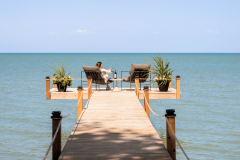 Lakeshore Lakehouse Design - Dock with Loungers